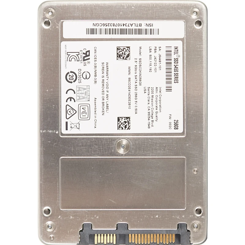 Накопитель SSD Intel Original SATA III 256Gb SSDSC2KW256G8X1 545s Series 2.5"