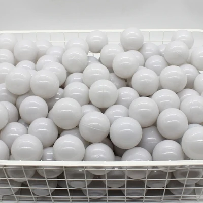 light grey 100 шт./лот, 15 цветов на выбор, экологически чистый красочный шар, мягкий Океанский шар, Забавная детская игрушка для плавания, бассейна, океанских шариков - Цвет: light grey