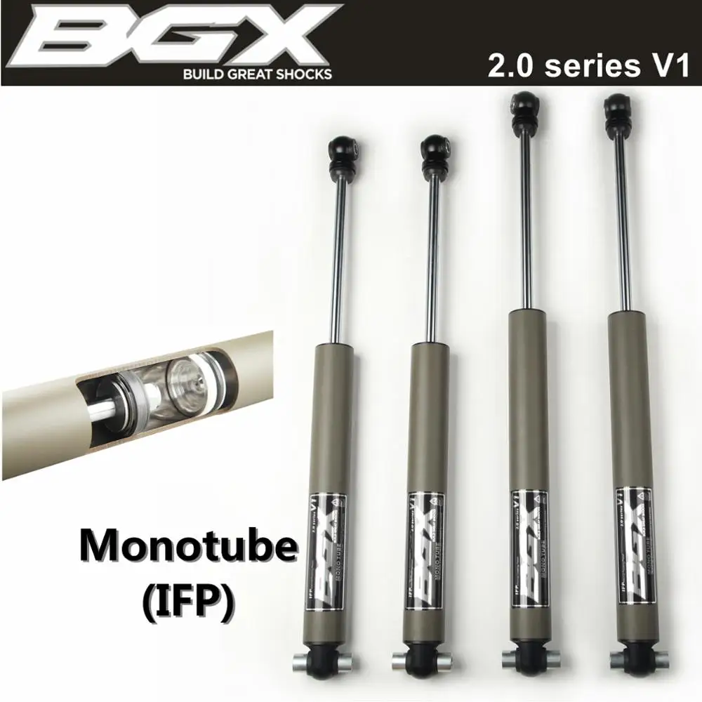 

BGX MonoTube / IFP 2.0 Series V1 Shocks For 18-19 Jeep Wrangler JL 3.5"- 4" Lift