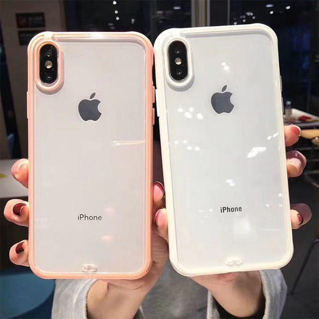 Transparent silicone protective case for iPhone 11