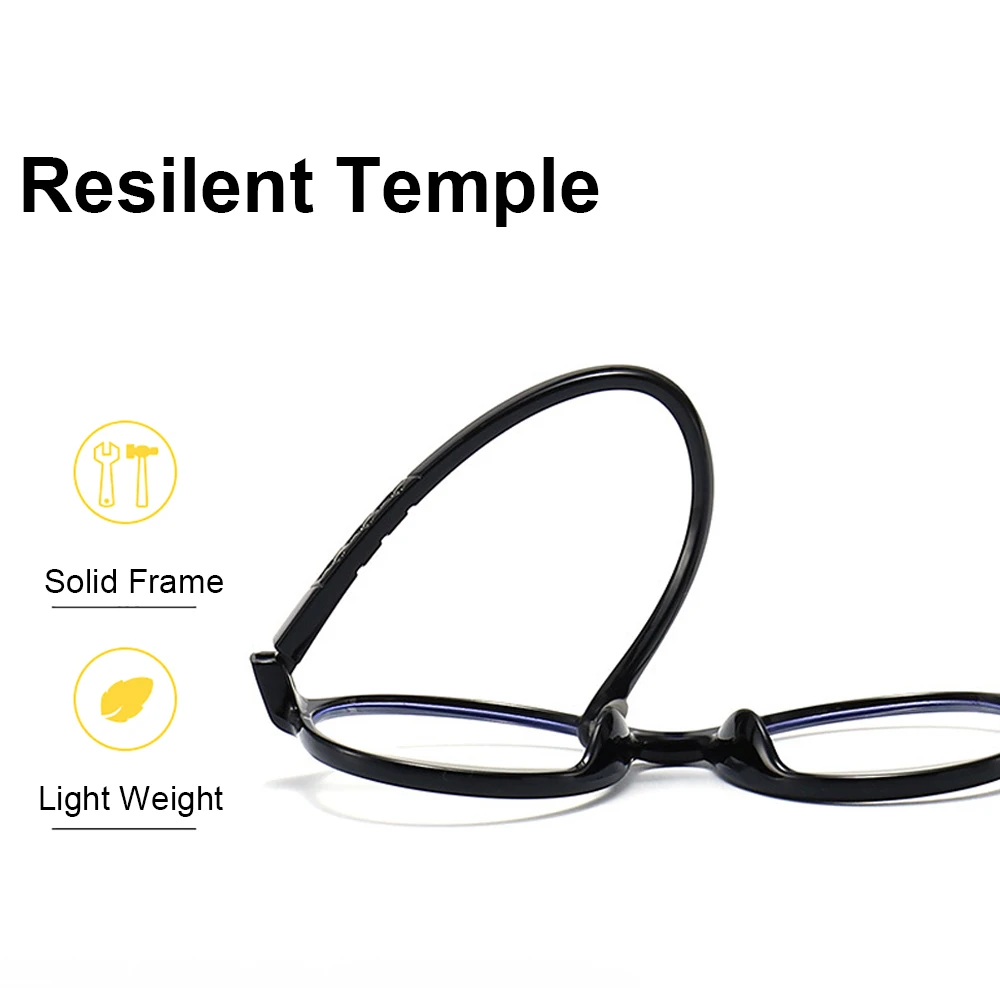 VIVIBEE Kids Blue Light Blocking Round Glasses Fashion Anti Blue Ray Computer Eyeglasses for Boys Girls UV400 Glasses Frame