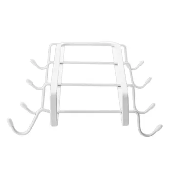 

Multifunctional Kitchen Storage Rack Nails Free Design Cupboard Hanging Hooks Red Wine Coffee Cup Dishes Racks