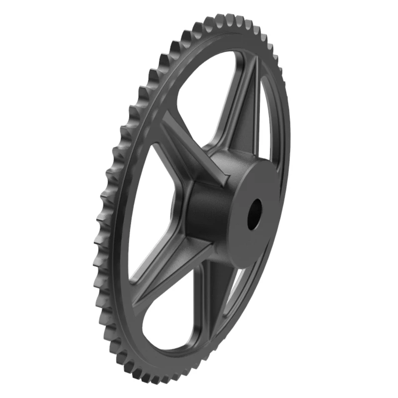 08B Simplex 57 Teeth Cast Iron Material Prebore Hub Type Sprocket with