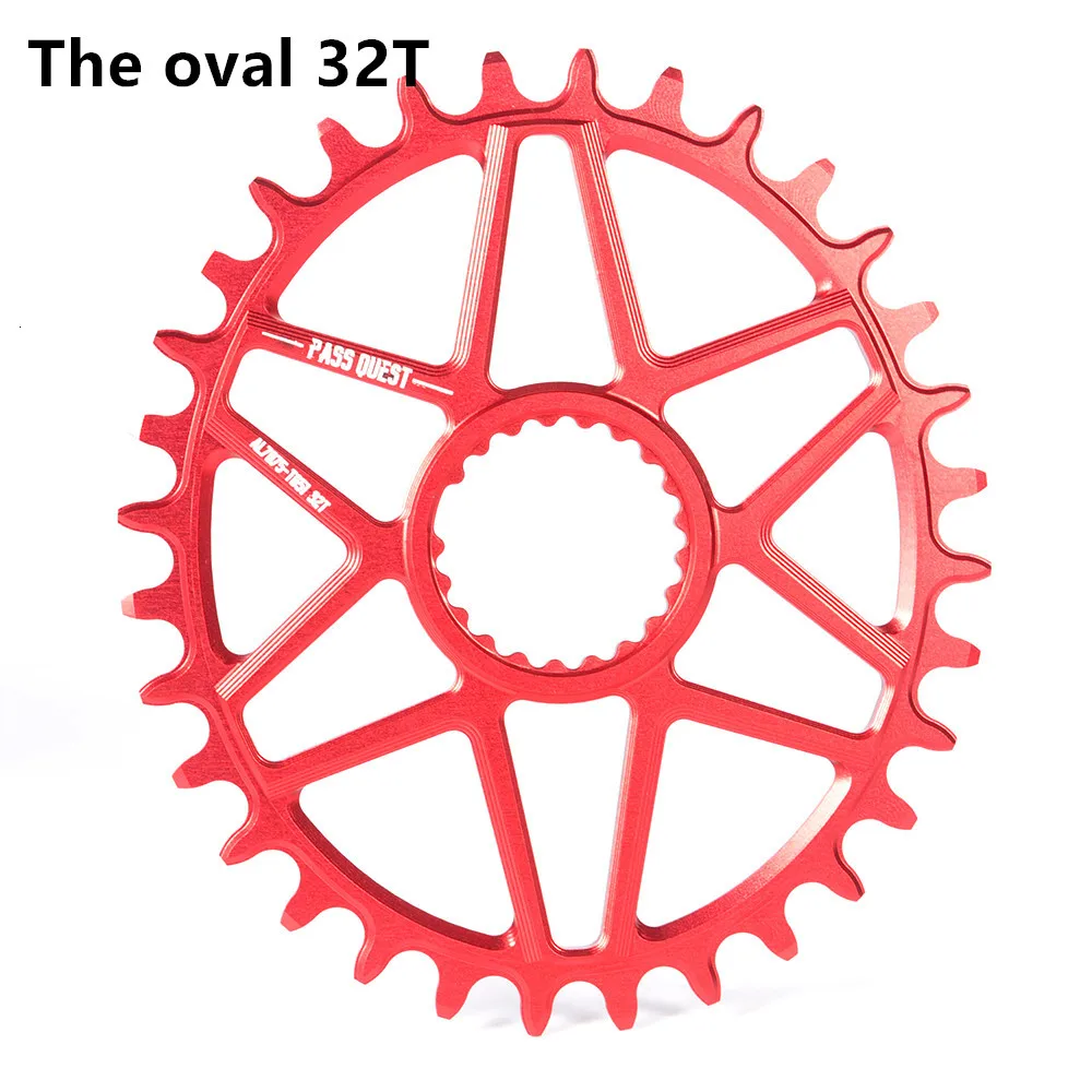 REDTheoval32T Прямое Крепление передняя Звездочка 32/34/36/38/40 т MTB узкая широкая цепь из колец цепь велосипедная Звездочка для deore xt M7100 M8100 M9100 SHIMANO 12S диаметра окружности болтов - Цвет: REDTheoval32T