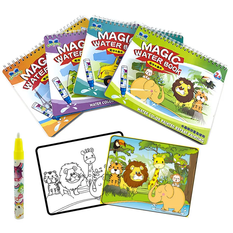 

New Magical Magic Graffiti Water Album of Painting Kindergarten Baby Painting Science Only Children'S Educational Toy Wholesale