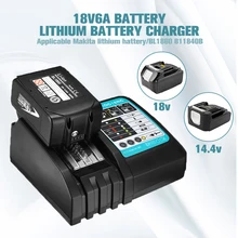 

18V Battery / Charger For Makita Tool Rechargeable BL1860 BL1840 BL1850 BL1830 BL1860B LXT400 6.0Ah 9000mAh Lithium Battery