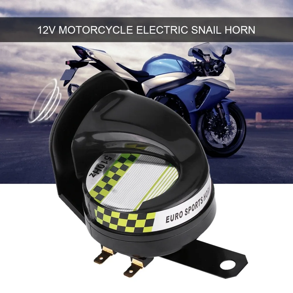 Chifre à Prova Sirene de ar Apto para a Maioria das Motocicletas e Carros hz 110db Universal Alto Elétrico Caracol Dwaterproof Água Elétrica Alta 12 v 30 w 510 8 12 v 30 w 510 hz 110db