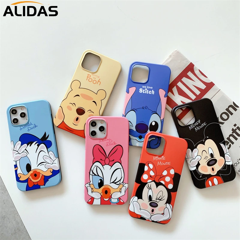 Disney Cartoon Cell Phone Case For Iphone Case Soft Back Cover Silicone Tpu 13 Pro Max 12 Mini 11 Xs Xr Se 7 8 Plus 6s Y2k Mobile Phone Cases Covers Aliexpress