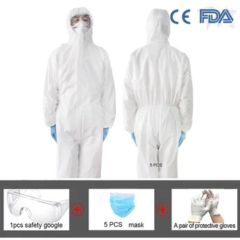 

Safety Reusable Protection Suit Protective Clothing Waterproof Prevents dust Clothing Washable and Reusable Unisex protection