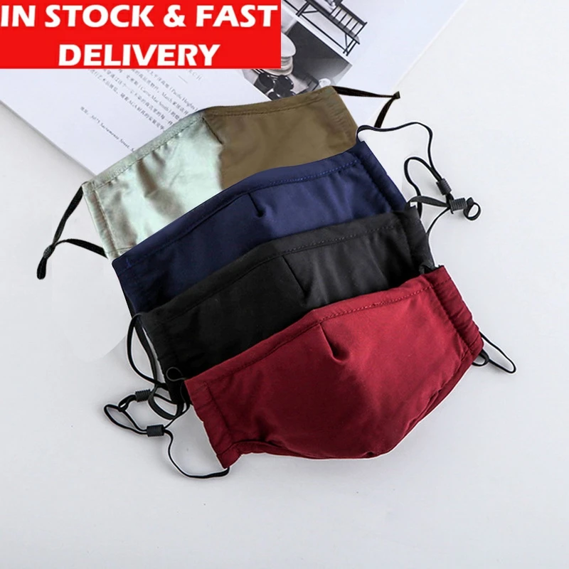 

Dust Respirator Washable Reusable KN95 Masks Anti Pollution PM2.5 Mouth Masks Cotton Unisex Mouth Muffle Mask Asthma/Travel