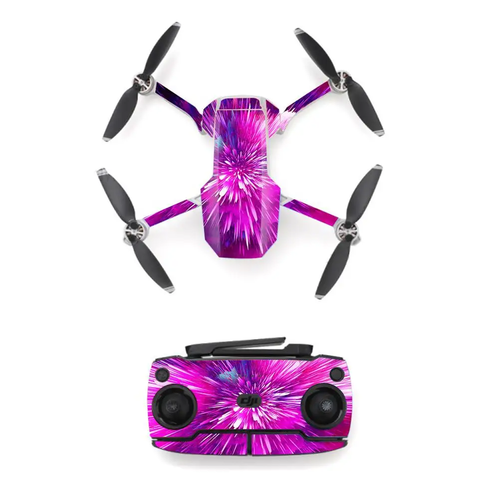 Science Style Waterproof skin Sticker for DJI Mavic Mini Drone And Remote Controller Decal Vinyl Skins Cover 6 Styles