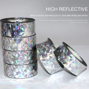 

Anti-bird Bird Repellent Ribbon Double-sided Anti-bird Ribbon Holographic Mosquito Repellent Design Reflective Scarecrow Tape