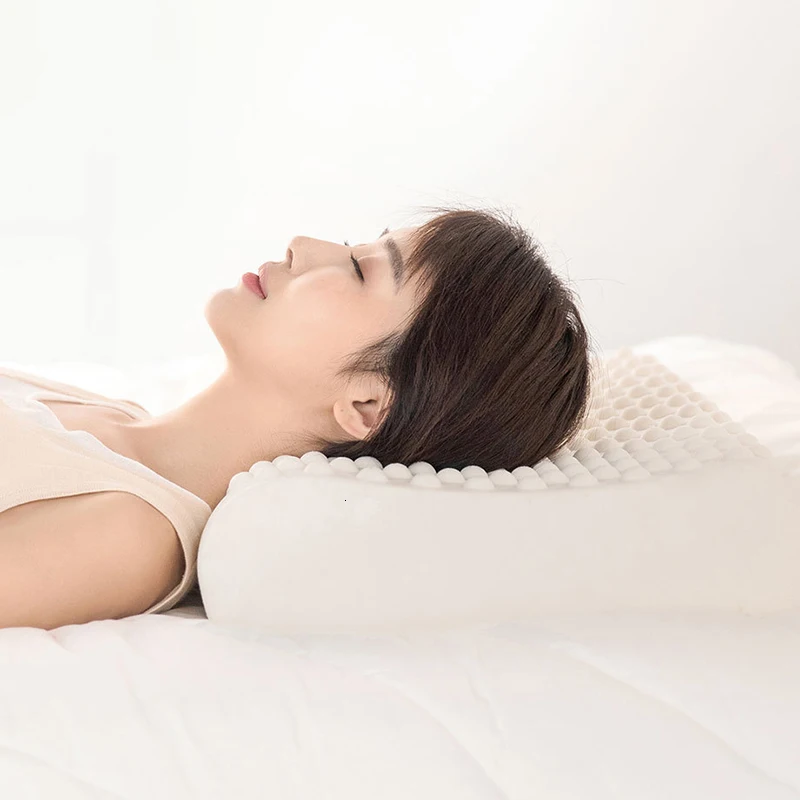  Xiaomi Youpin 8H Natural Latex Massage Pillow Z3 Hot Spring Sleep Cervical Massage Healthy Pillow C