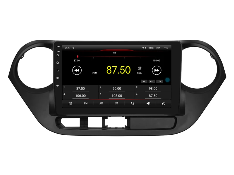 Best Car Android 9.0 Player for Hyundai I10 2014 2016 RHD tape recorder 4G Lte sim card Bluetooth GPS Radio Head Unit 2.5D IPS screen 4