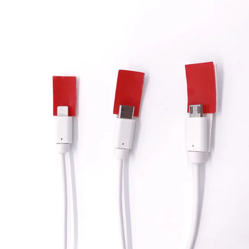 Mix cable remark 3 компл./лот) трендовые портативный прозрачный акриловый сигнализации дисплей держатель для мобильного телефона 10-портовый магазин система электроусилителя руля - Цвет: Mix cable remark