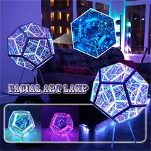 

Starry Sky Lights Acrylic USB Dream Decorative Lamp Dodecahedron Night Light Cool Color Art Ambient Lamp Home Decor Accessories