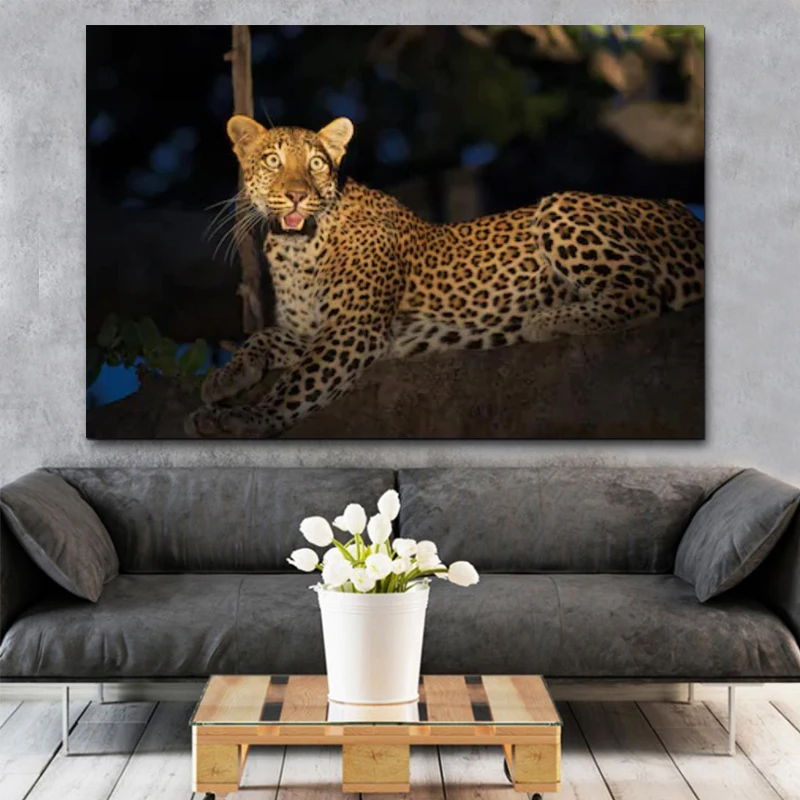 RELIABLI искусство фотографии животных и леопардовым принтом Плакат Горячая
