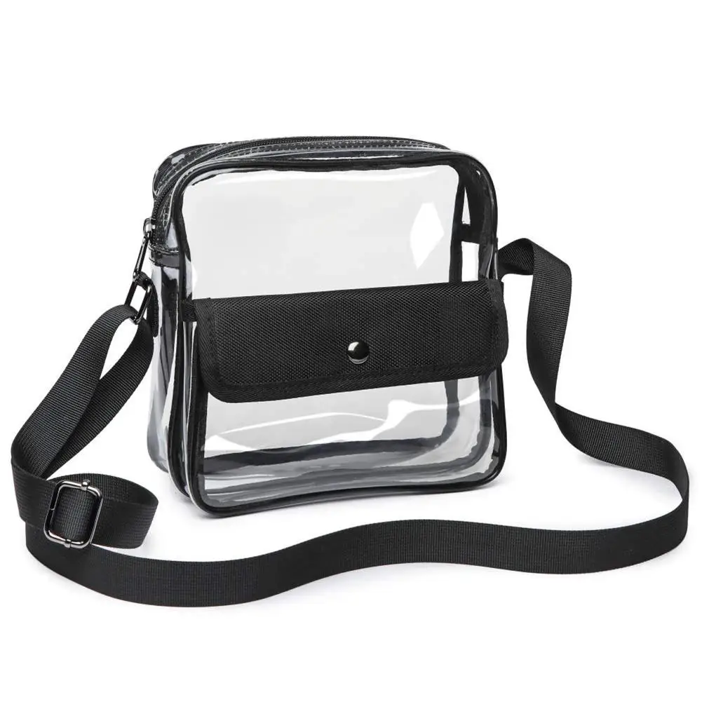 

2019 Women Bag Clear Purse Transparent Stadium Handbag Approved Adjustable 4.92ft Shoulder Bag Strap for Shopping and Work