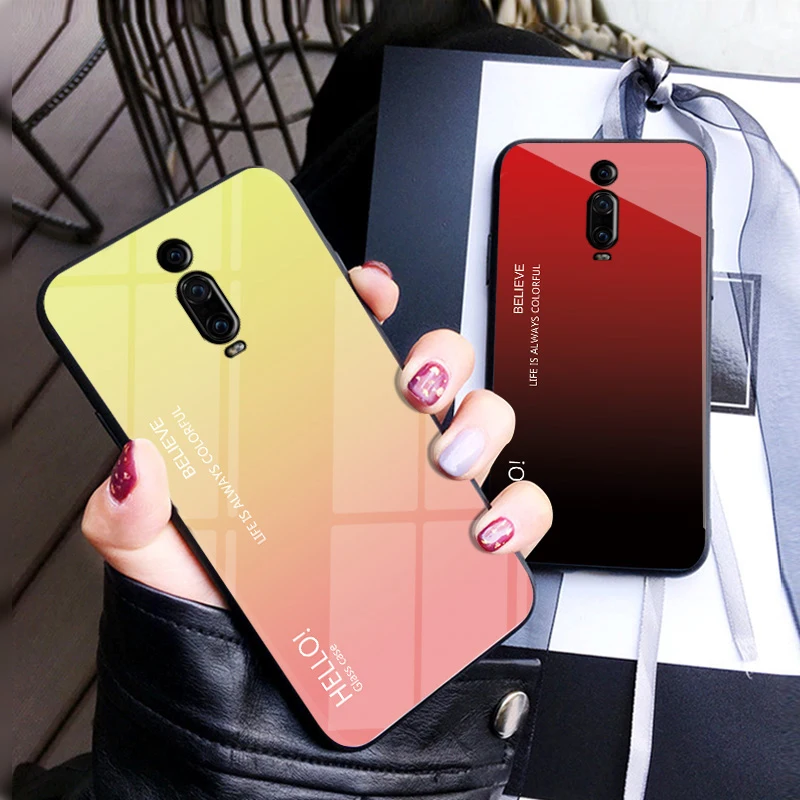 Цветной чехол из закаленного стекла для Xiaomi Redmi 7A 6A 6 Pro 5 Plus K20 телефона Note 7 5A Prime 4X4 S2
