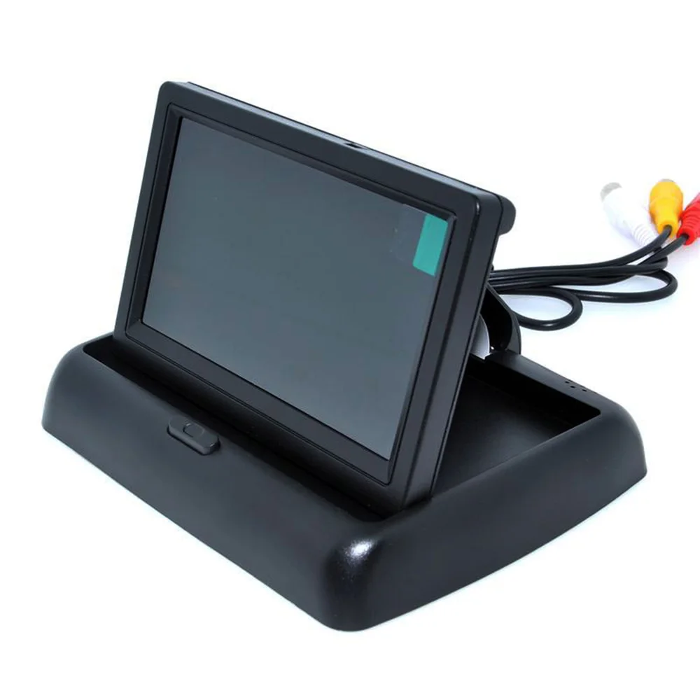 

4.3" Foldable TFT LCD Color HD Screen Monitor for Car CCTV Reverse Display Reversing Backup Car Rearview Vehicle Camera Monitor