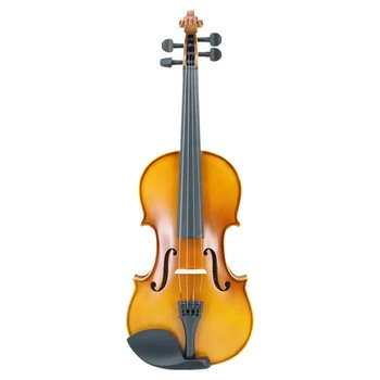 

SEWS-Violin Handmade Matte Acoustic Maple Violin Full Size Beginner Violin with Case Bow Rosin Mute Strings