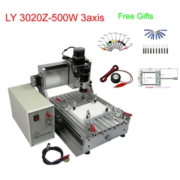 

Free gifts 3axis Mini CNC milling machine 3020Z-500W cnc engraving machine for woodwork free tax to RU