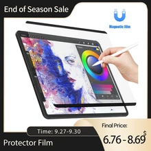 HOCE Paper Feel Screen Protector Film For iPad Pro 11 2021 2020 2018 iPad Air 4 10.9 10.2 Removable Magnetic Attraction For iPad