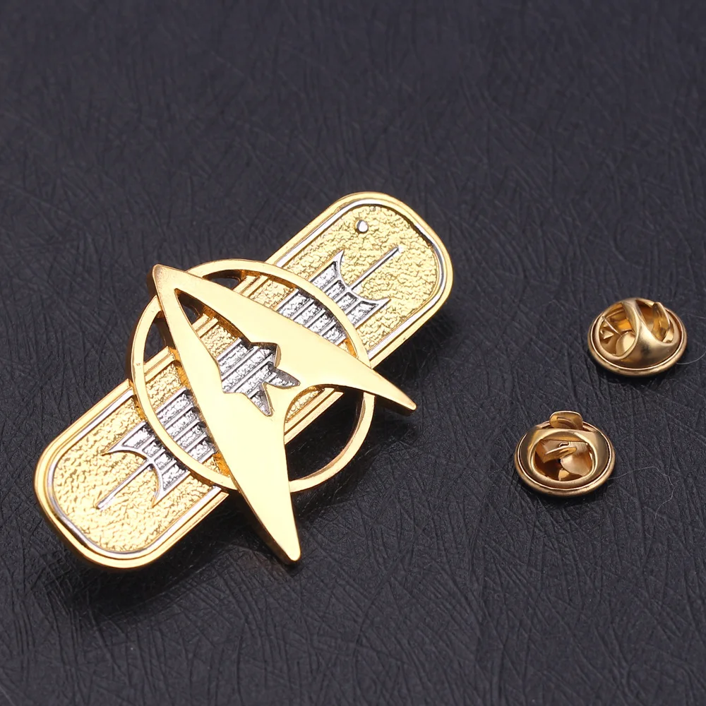 Star treks war brooch early generation of captain logo pin badge men women space jewelry amulet clothes brooches accessories