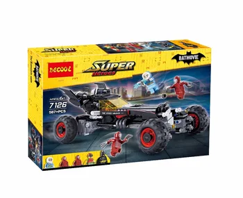 

Compatible with batman Movie 3Set 1297 Pcs Joker`s Lowrider Penguin Classic Robbin`s Car Building Blocks Bricks boy Toys gifts
