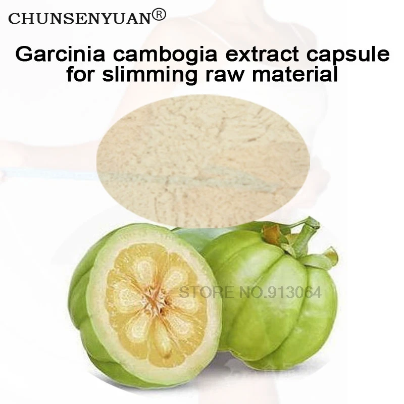 Extracto de Garcinia Cambogia para pérdida de peso, 100 cápsulas/bolsa para adelgazar, materia crudo para quemar grasa, compre tres y obtenga uno gratis