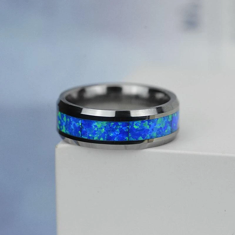 Wedding Rings Finger Rings Jewelry Rings 8mm Stainless Steel Rings For Men