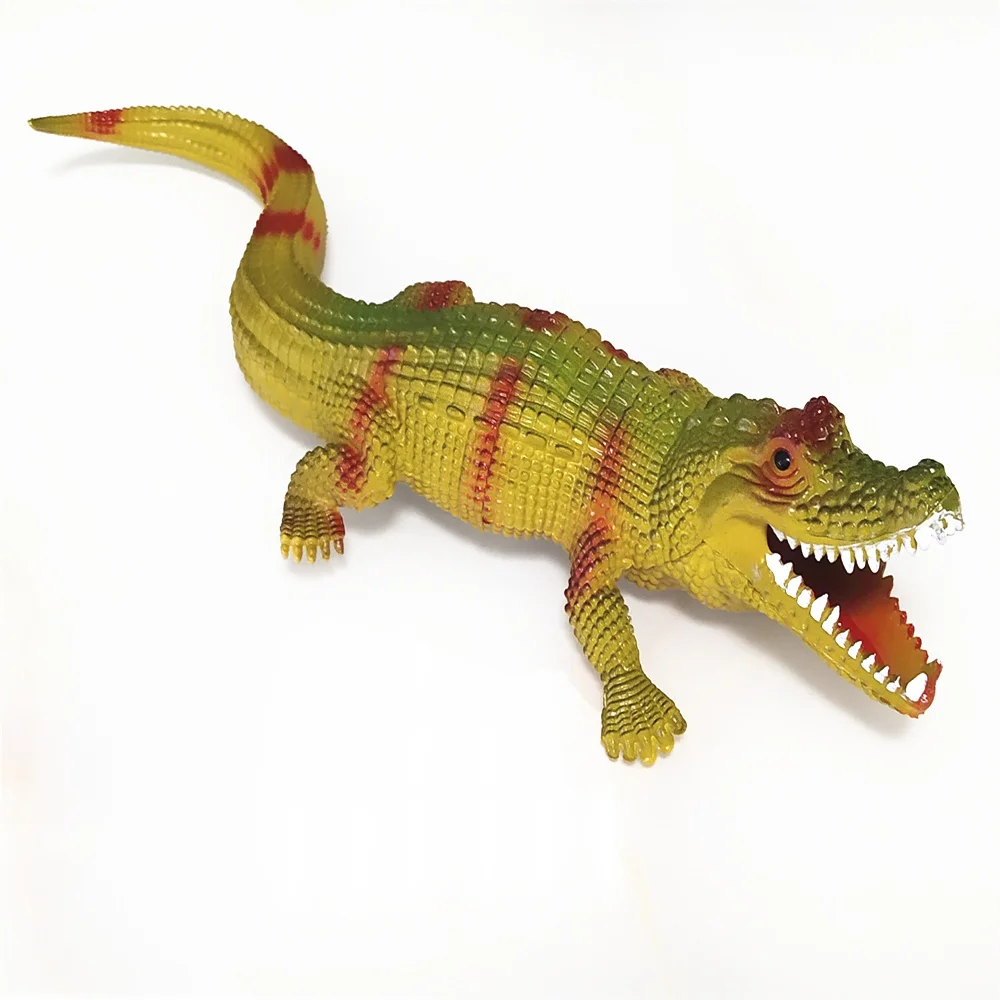 Около 28 см искусственные игрушки для детей ящерицы крокодила сафари садовые