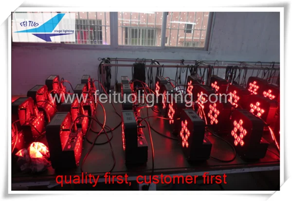 8 шт./лот+ flycase светодиодная плоская лампа светодиодная подсветка RGBWA 12x15 Вт par light Беспроводная батарея Стандартный тонкий прожектор со звуком, активный для сценического освещения