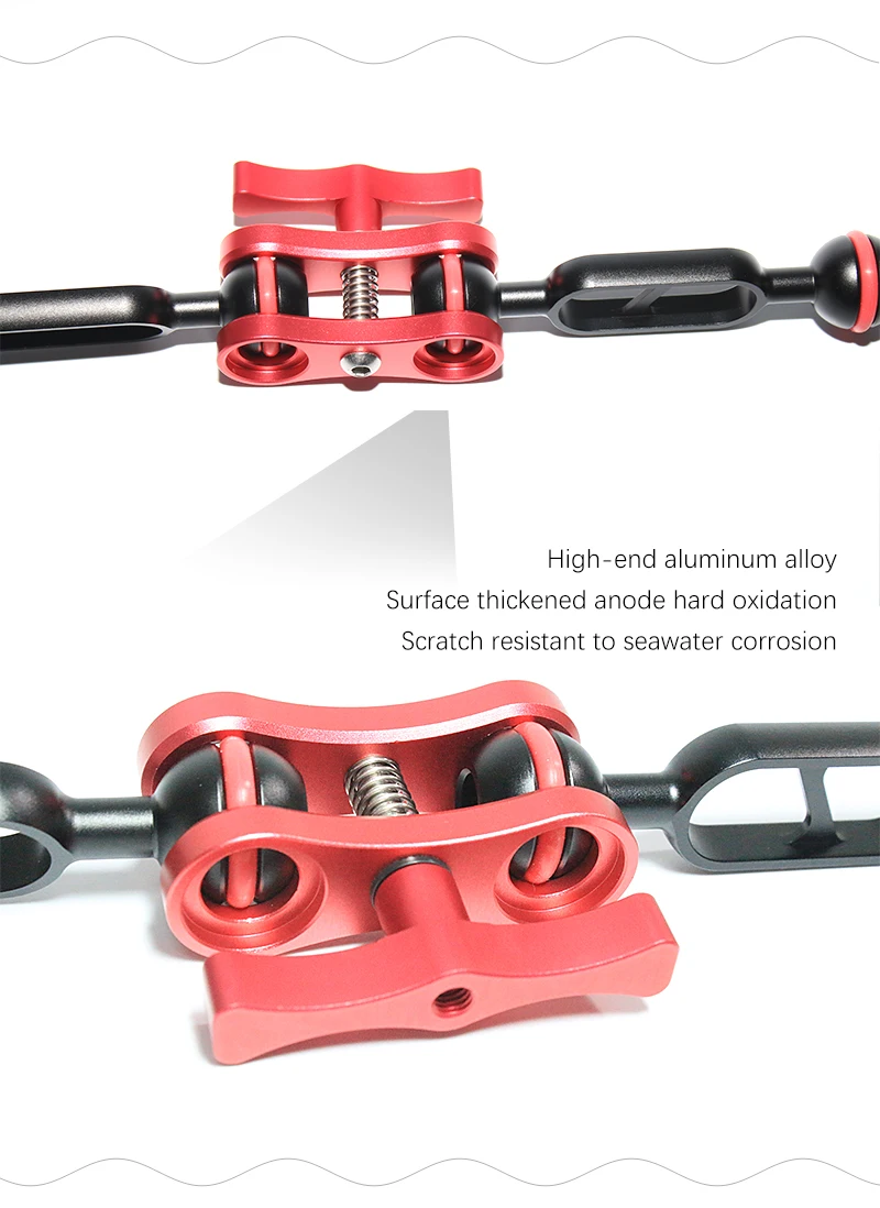 UrbanNest Pince à Boule 3 Trous Lampes De PlongéE Bras Boule Papillon