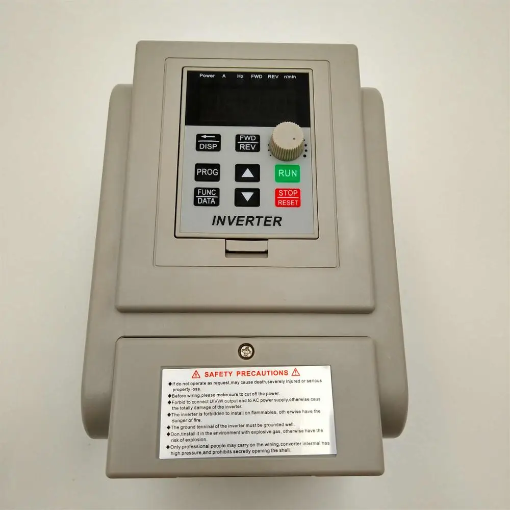 VFD 2.2KW инвертор ЧПУ шпиндель управления скоростью двигателя 220 В 220 кВт/4 кВт в 1P вход 3P выход инвертор частоты для двигателя - Цвет: 2.2KW 220V(white)