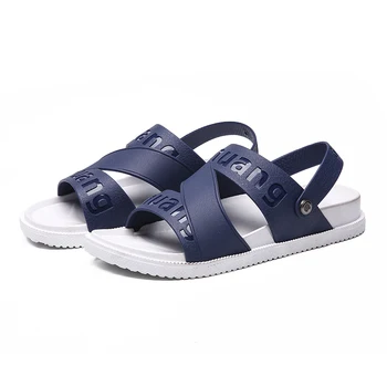 

RUIFF Large men's sandals beach shoes leisure outdoor water sports slippers men shoes beach tiwl Plastic beach shoewear 39-46