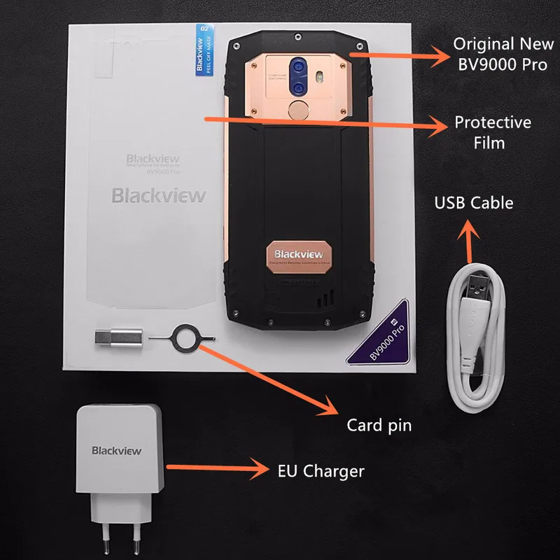 (24 часа доставка) оригинальный Blackview BV9000 Pro 4 аппарат не привязан к оператору