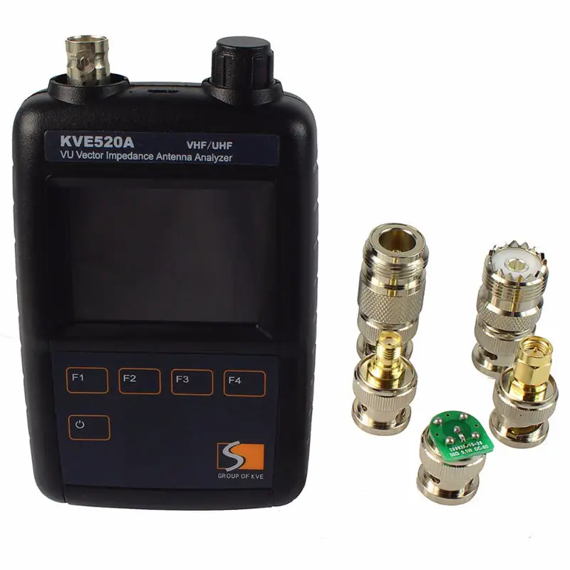 

VHF/UHF Color Graphic Vector Impedance Antenna Analyzer KVE520A With 5 Connectors For Amateur Ham Radios Vector Radio Vector