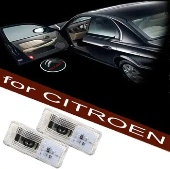 

2 x Car Door Entry Lighting Light / Car Door Logo Projector Light for Citroen
