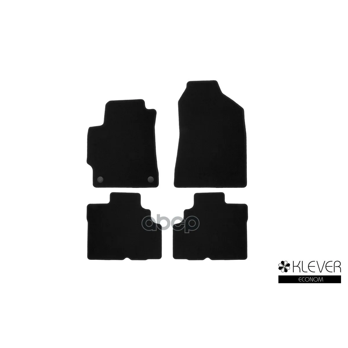 Коврики В Салон Klever Econom Brilliance H230-, Сед.-Хб., 4 Шт.(Текстиль) Klever арт. KLEVER01950201200k
