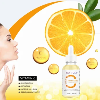 

Natural Vitamin C VC Serum Brightening Moisturizing Anti-Aging Anti-wrinkle Skin Care Essential Oils Face Care Serum Beauty