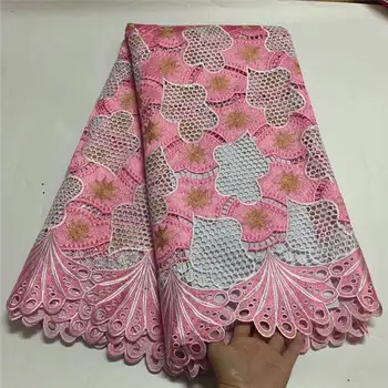 

2020 New Design African Cord Lace Guipure Lace Fabrics High Quality Fashion swiss voile lace French Net Lace Fabric For wedding