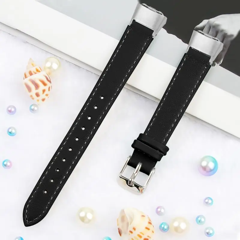 Кожаные модные умные часы ремешок на запястье для samsung Galaxy fit SM-R370 Браслет замена Браслет Унисекс Премиум Кожа