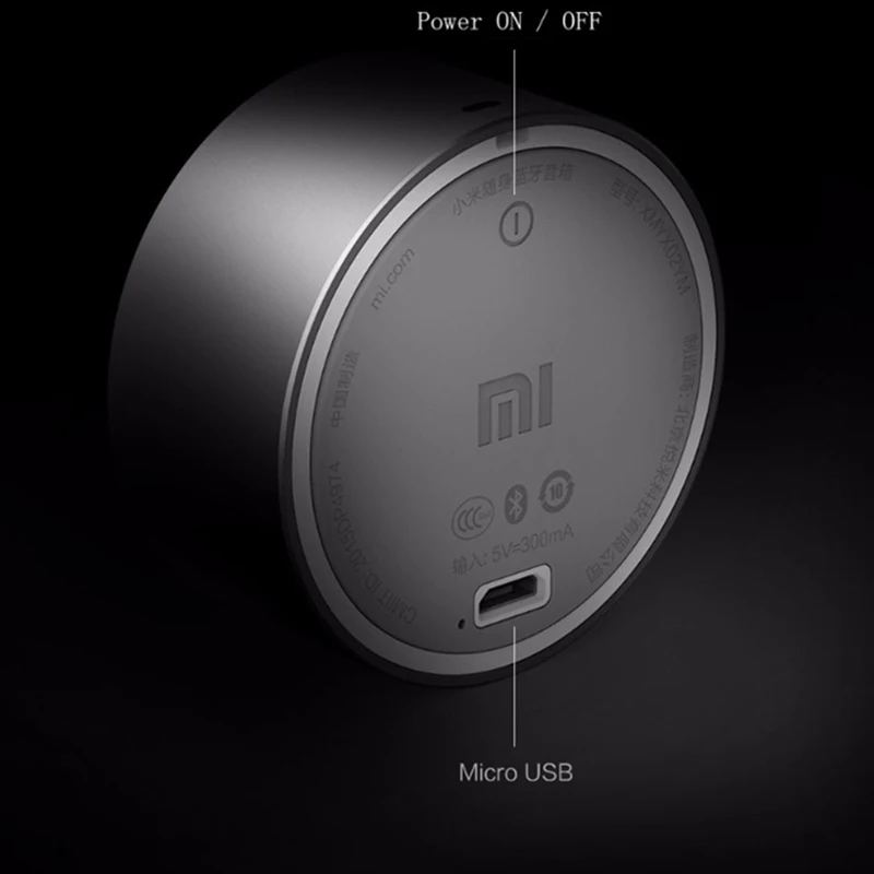 Оригинальный Bluetooth динамик Xiaomi металлическая Беспроводная мини стерео
