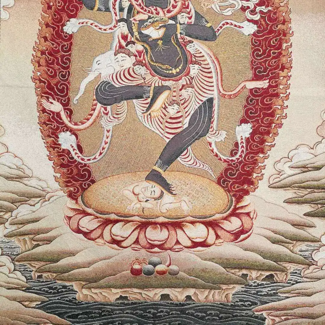 Details about   36" Tibet Tibetan Cloth Silk Rulai Tara Troma Nagmo Goddess Tangka Thangka Mural