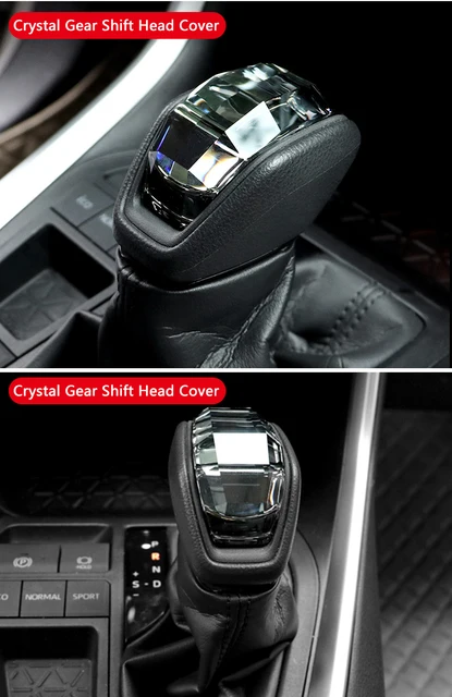 Crystal Gear Lever Handle Stick Head Replacement Cover For Land