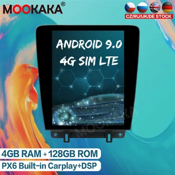 

4G+128GB PX6 Android 9.0 Tesla Style Car Multimedia Player GPS Navigation For Ford Mustang 2010-2014 Auto Radio Stereo Head Unit