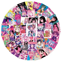 10 / 30 / 50pcs L'animation Japonaise Belle Fille Personnalité BRICOLAGE Graffiti Décoration Valise Classique Jouet Autocollant En Gros 