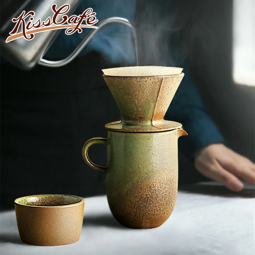 Керамическая кофейная чашка с фильтром, Кофеварка V60, кофейная капельная Кофеварка, эспрессо, кофейная капельница, аксессуары, инструмент бариста