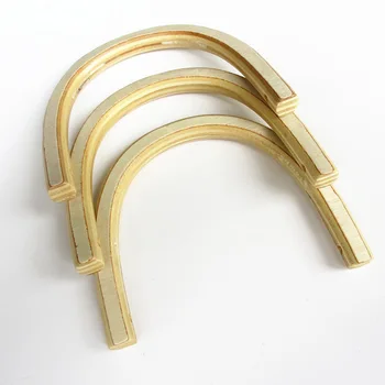 

1PC 9.5cm D Shape Type Wood Handle for Handmade Handbag DIY Tote Bag Accessory